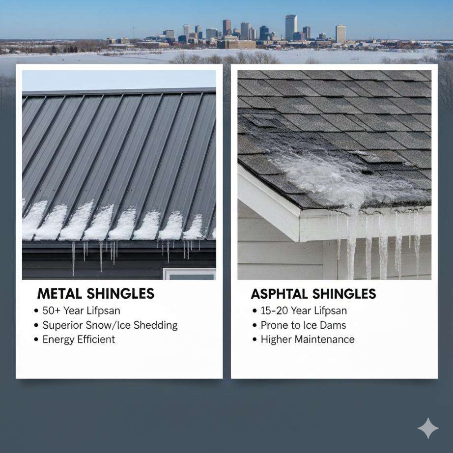Metal-vs-Asphalt-Shingles Metal vs. Asphalt Shingles