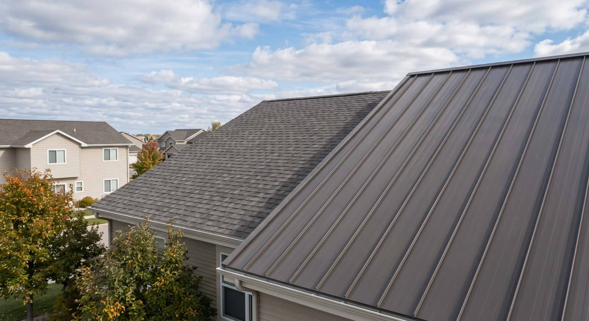 Metal-vs-Asphalt-Shingles Metal vs. Asphalt Shingles